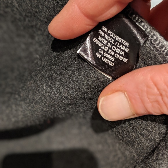 RW Co grey and black wool blend wrap coat - Picture 8 of 8